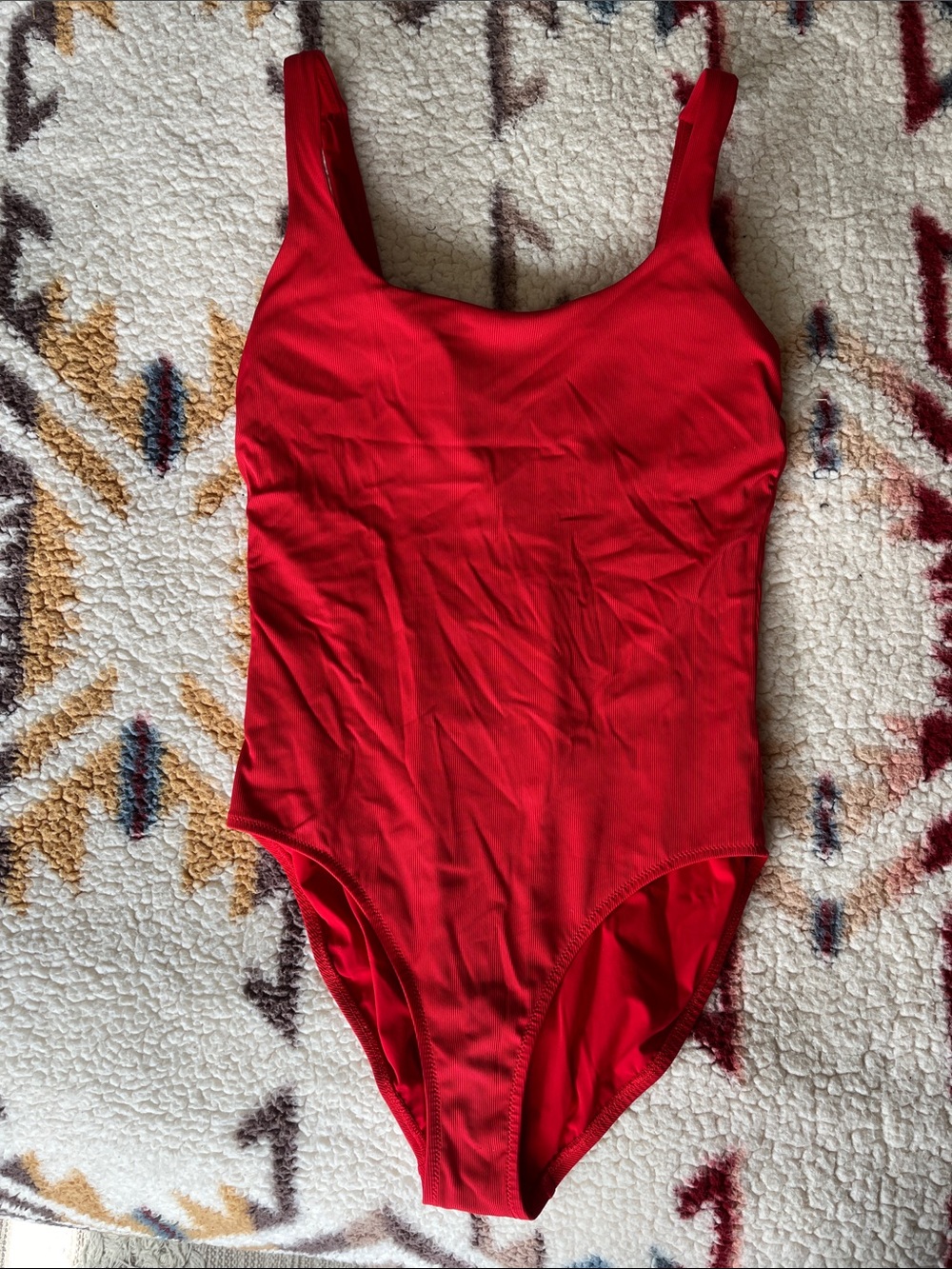 Athleta Red One-Piece Swimsuit